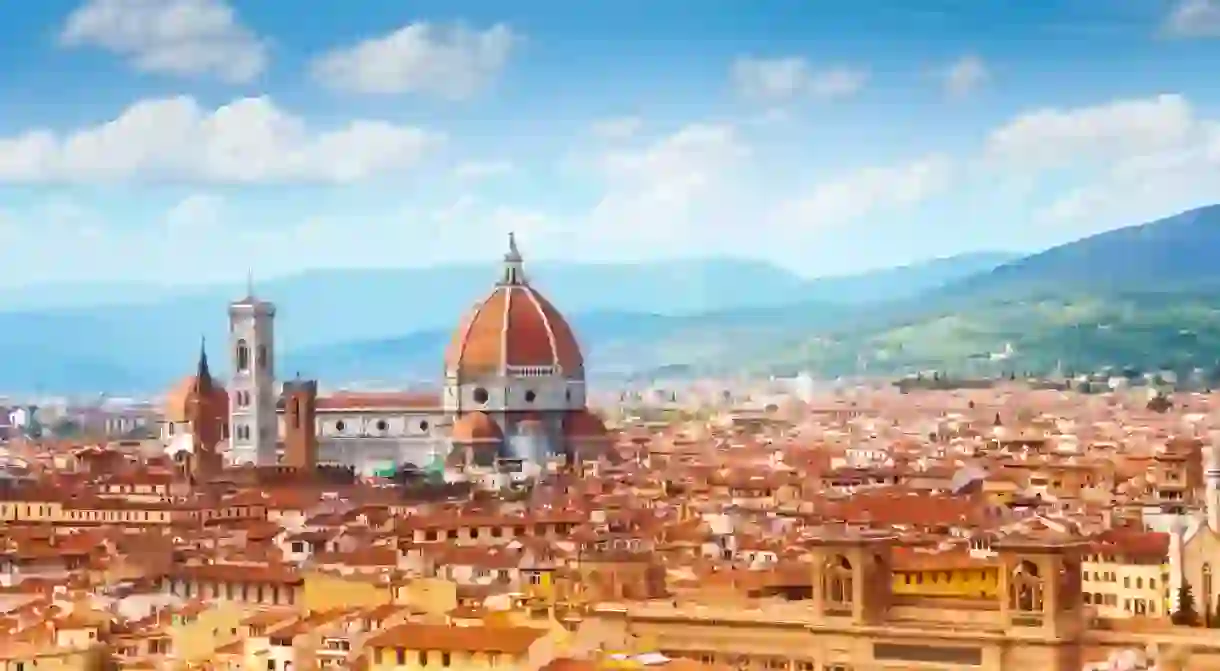 Panorama of Florence and Saint Mary of the Flower in Florence