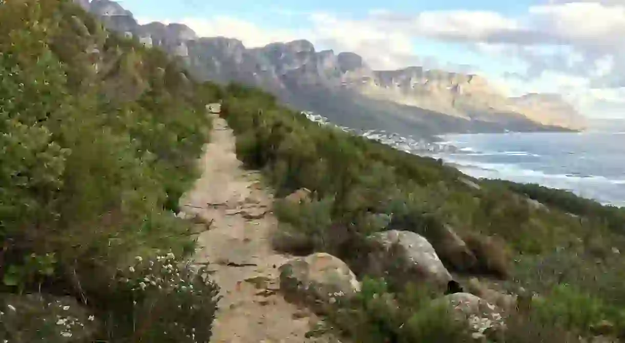 View from the base of Lions Head, Cape Town