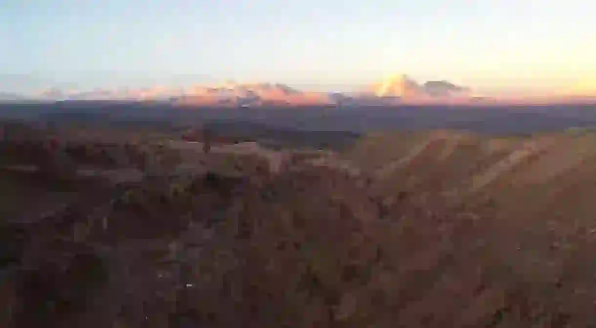 Sunset over the Atacama Desert