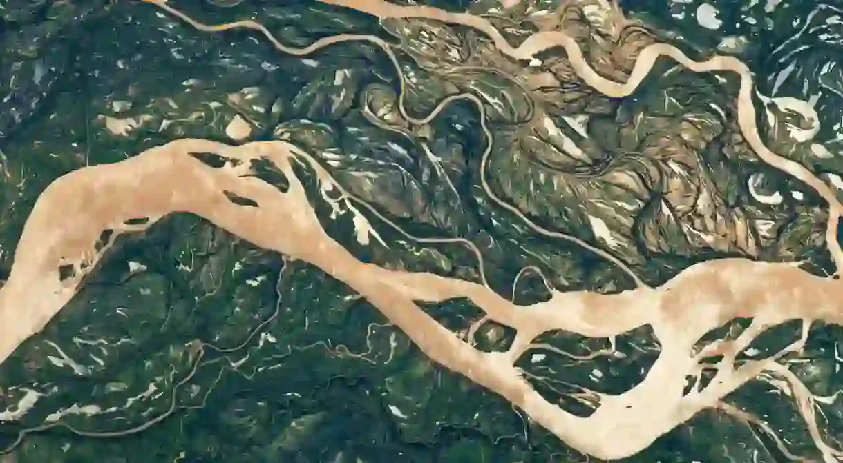 Paraná River floodplain in northern Argentina