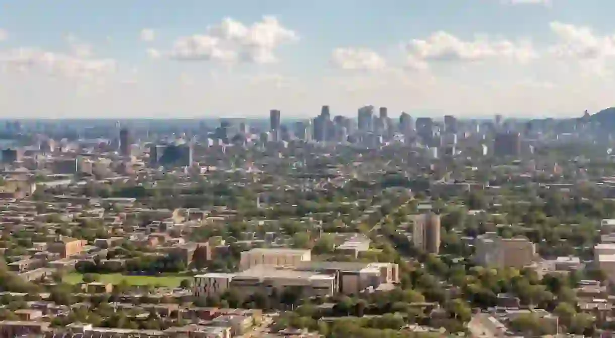 The Montreal skyline