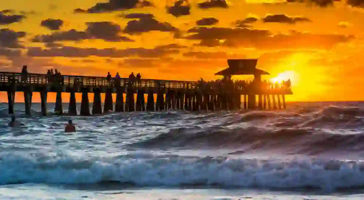 Sunset on Naples Beach