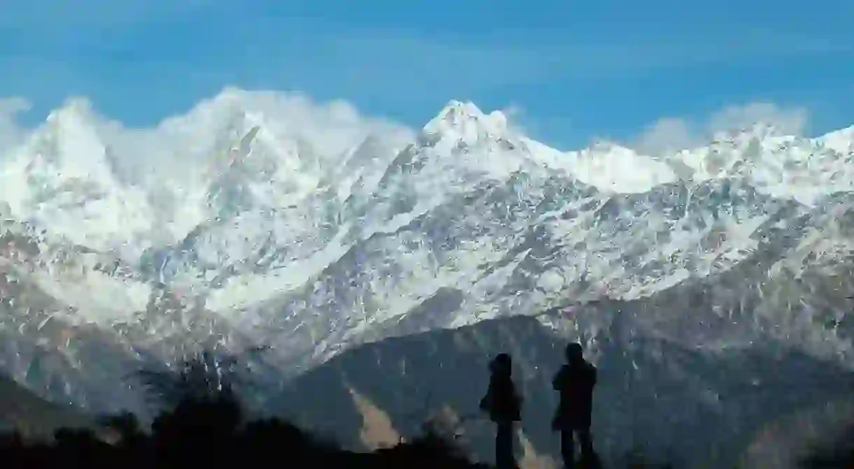 Panchchuli Peaks in the Munsiari district of Uttarakhand