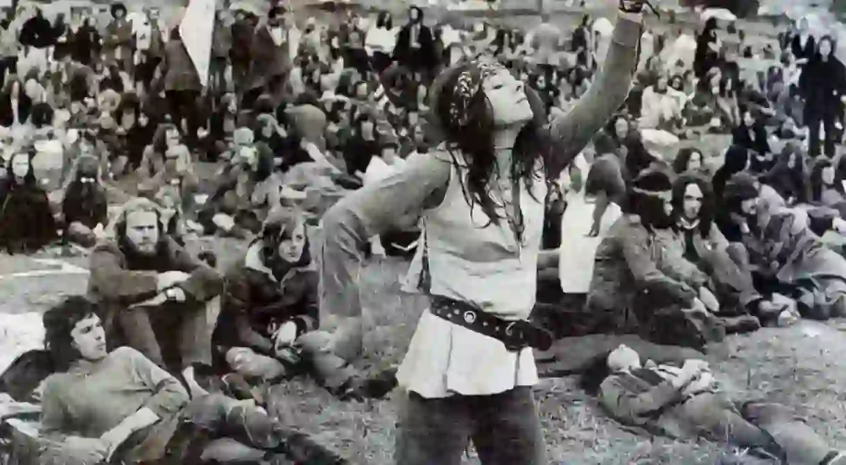 The hippie movement of the 1960s