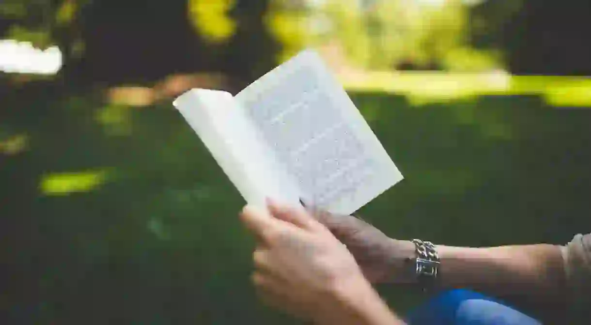 Reading in the park