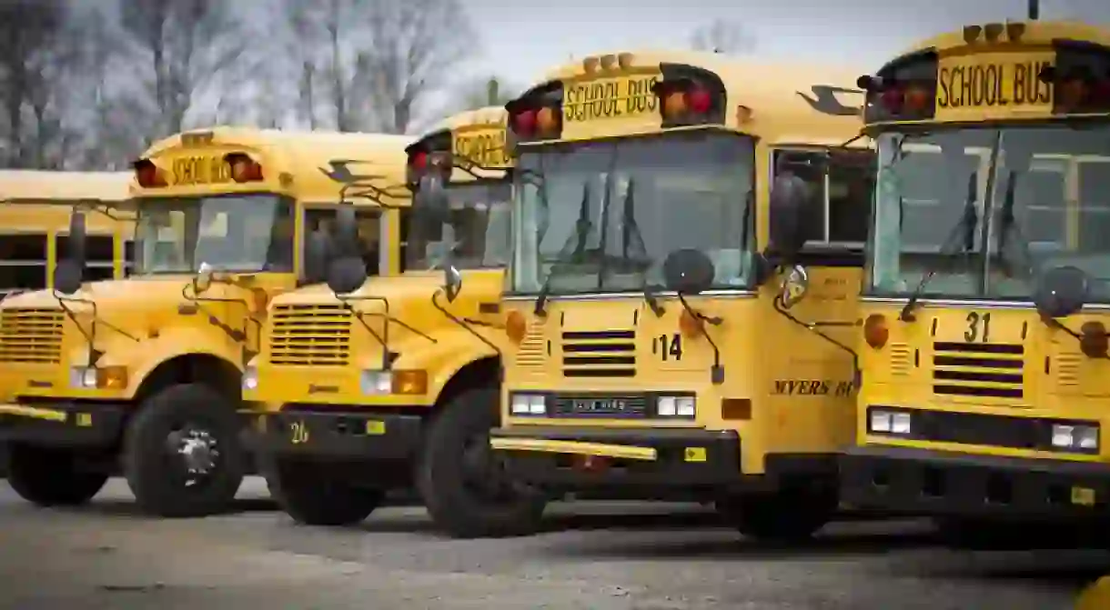 Yellow became the preferred color of school buses in 1939