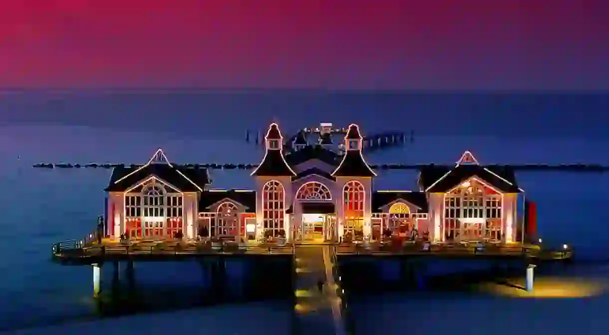 The pier at dusk, Sellin, Germany