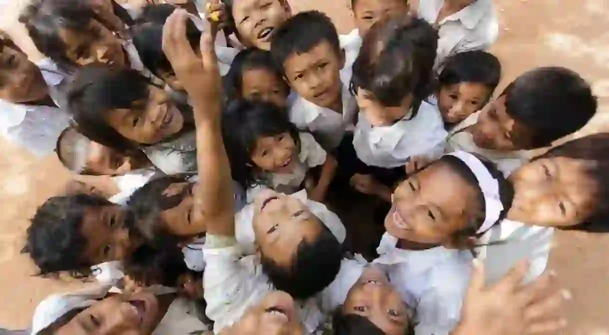 Smiles are everywhere in Cambodia