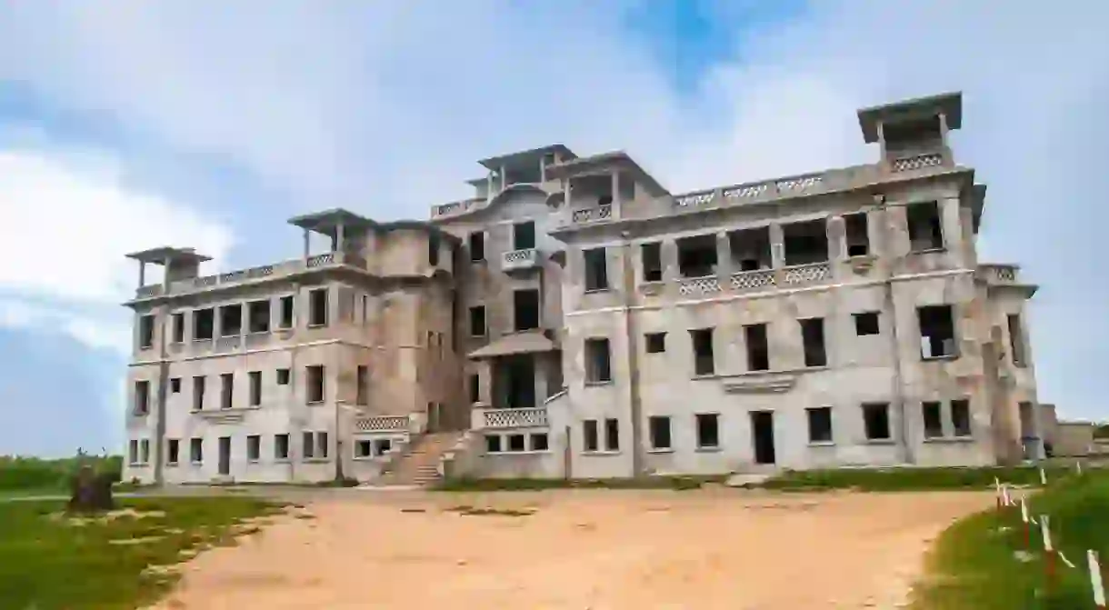 Abandoned Bokor Hill Station in Kampot