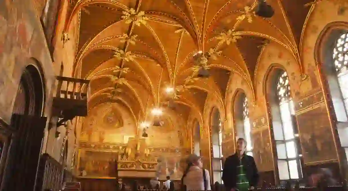 The Gothic Hall inside Bruges City Hall