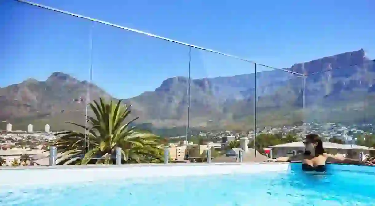 Head to the rooftop at Cloud 9 for a cooling dip with views of Table Mountain