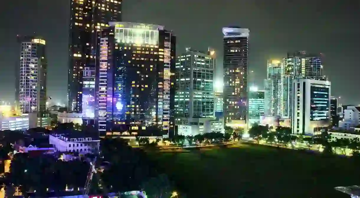 Jakarta at night