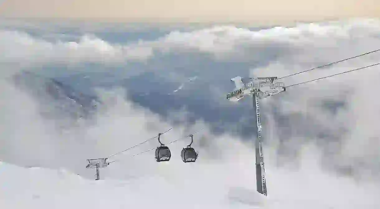 Ski up in the clouds at Jasna Ski Resort in Slovakia