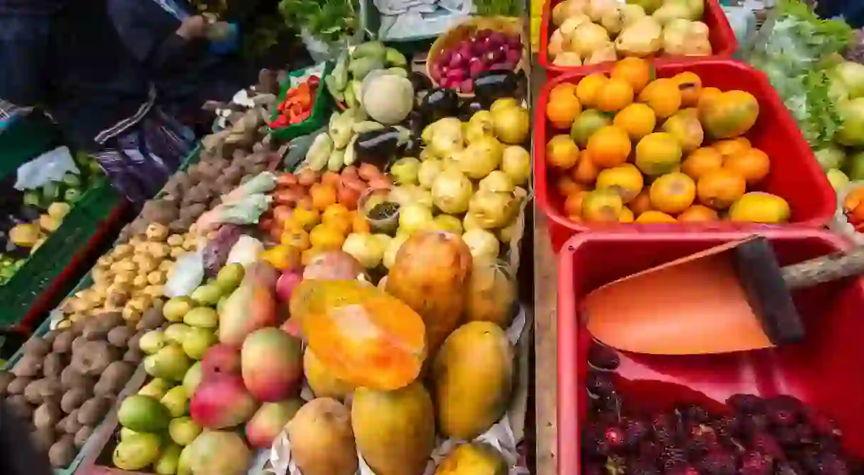 Bogota food market