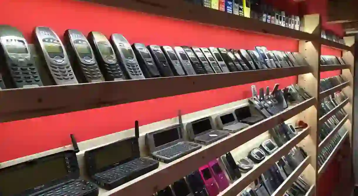 The Vintage Mobile Phone Museum offers many interesting and unique old phones