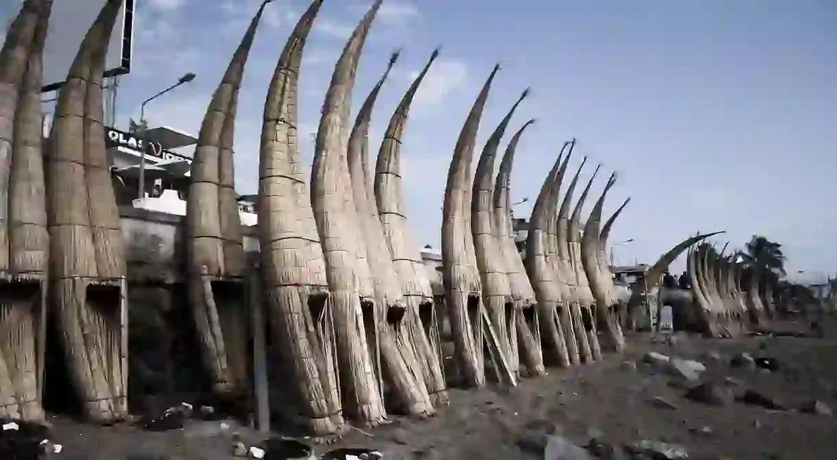 Caballitos de totora