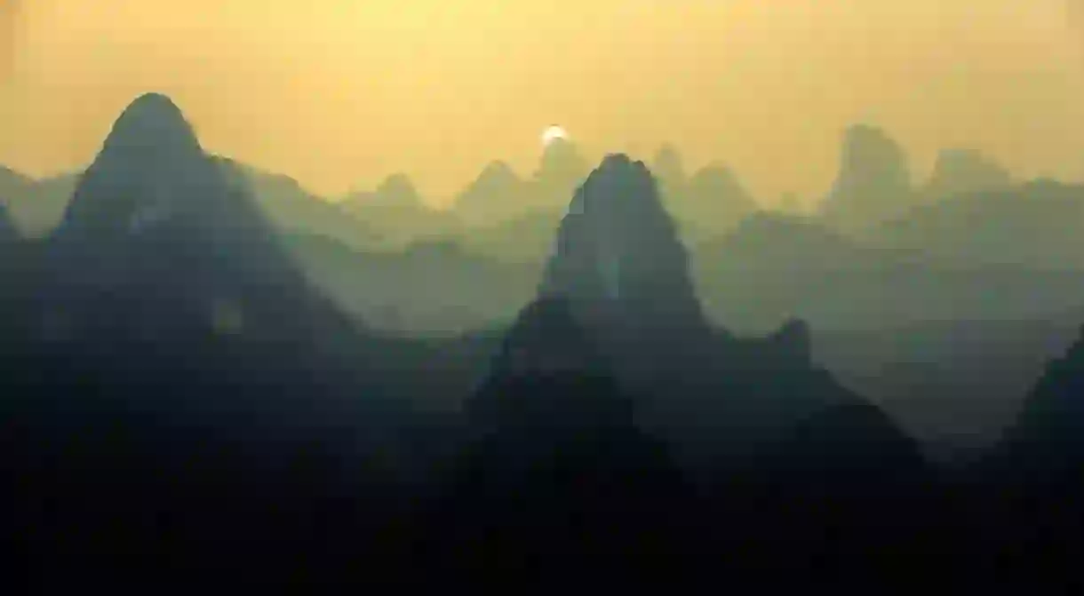 Sunset in Guilin