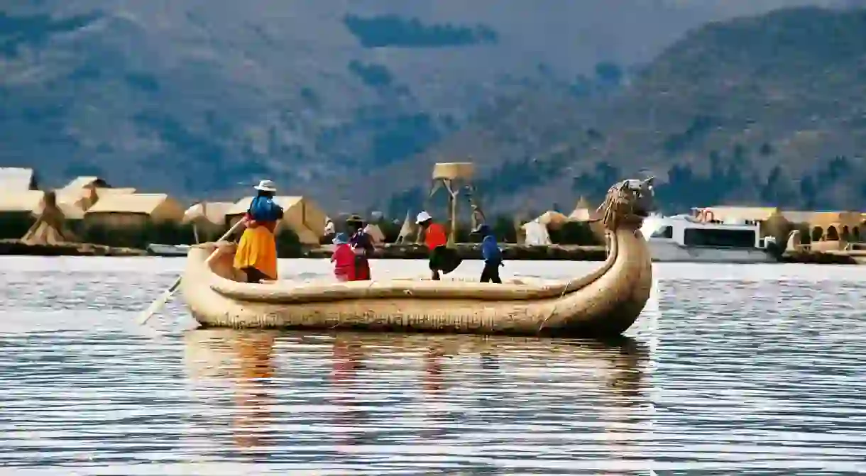 Uros people of Lake Titicaca