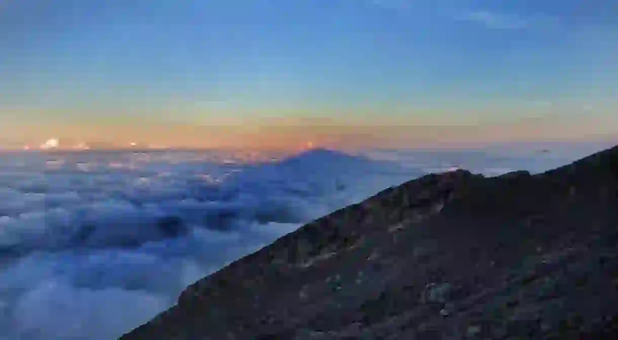 View from Mount Agung