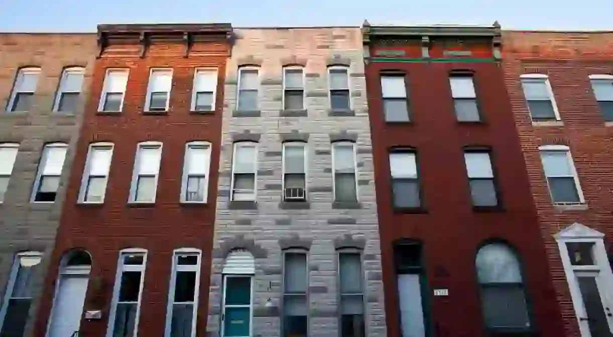 Federal-style rowhouses in Baltimore