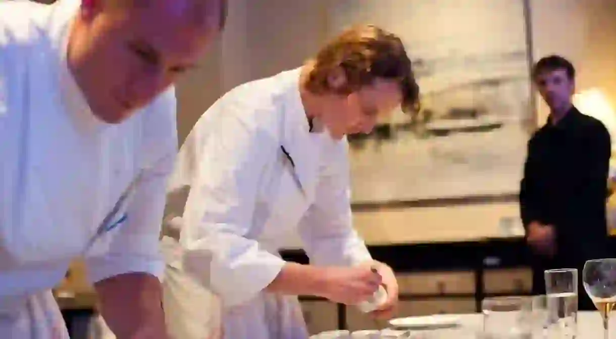 Chef Grant Achatz at Alinea