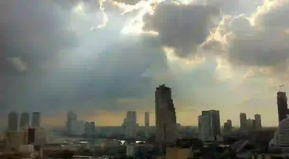 Sunshine follows the rain in Bangkok