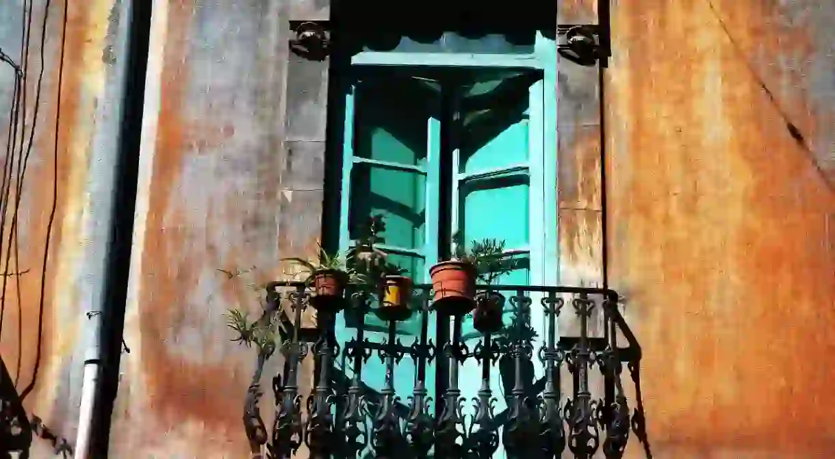 A balcony in the Ruzafa district, Valencia