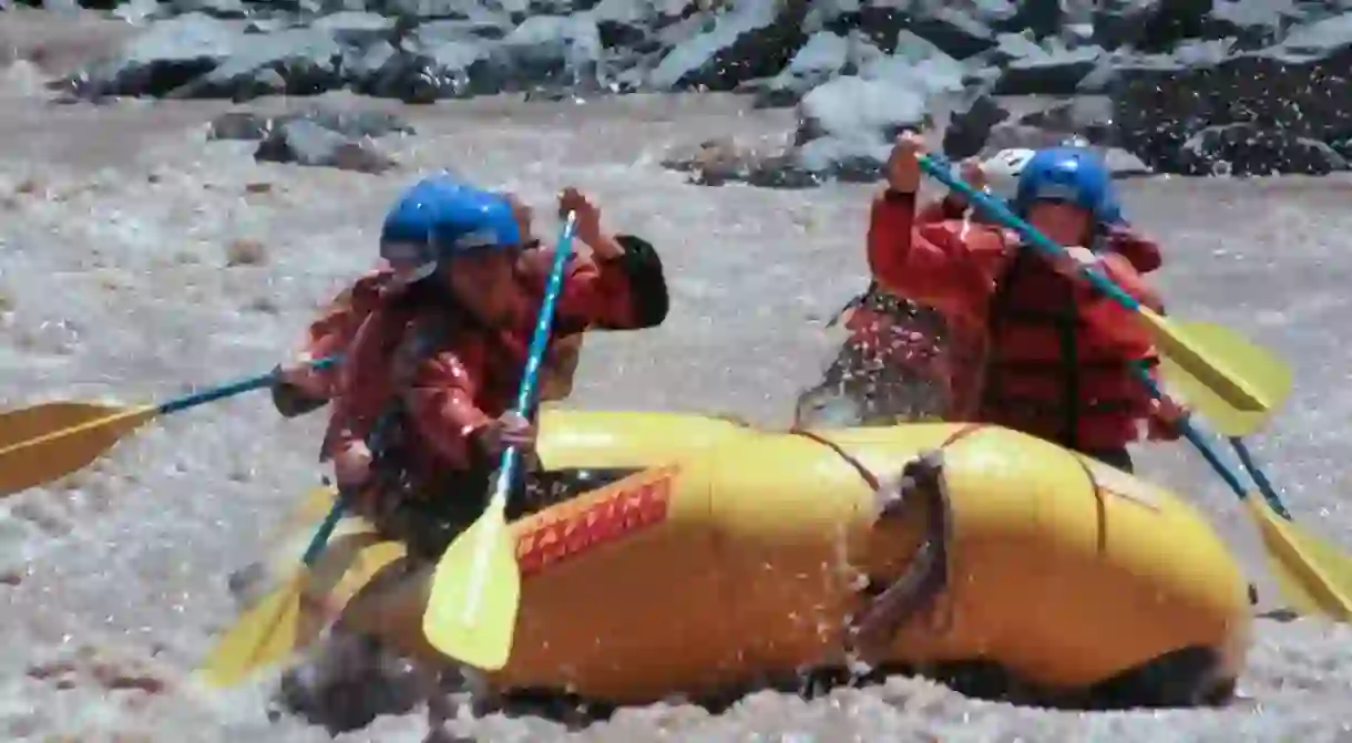 Tackle the rapids on the Mendoza river