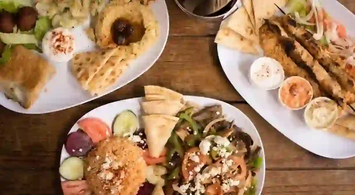 Plates of mezes