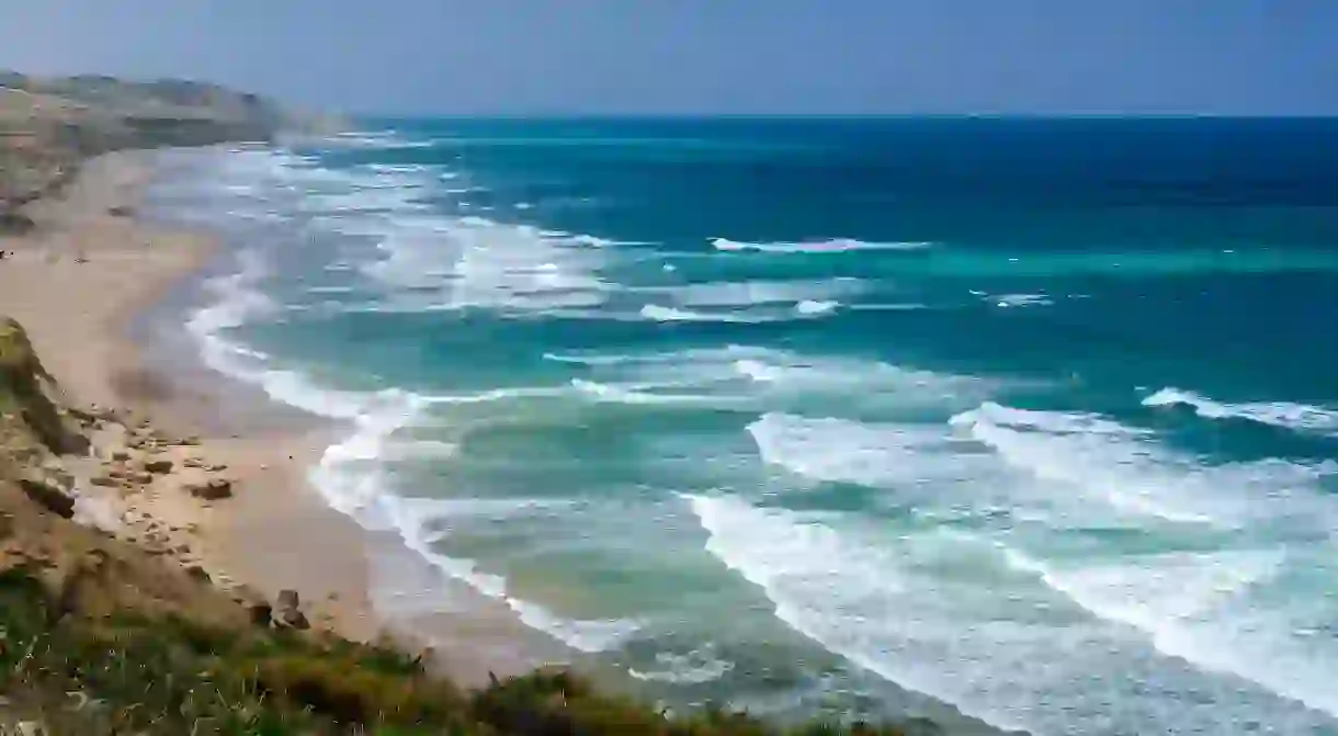 Beautiful beach in Morocco