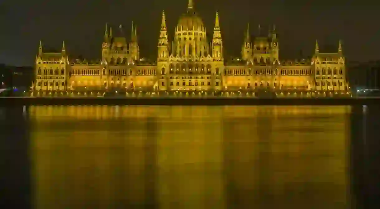 The Hungarian Parliament Building in Budapest