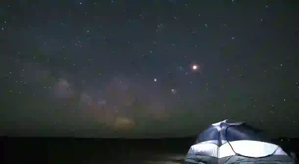 Do some stargazing when camping