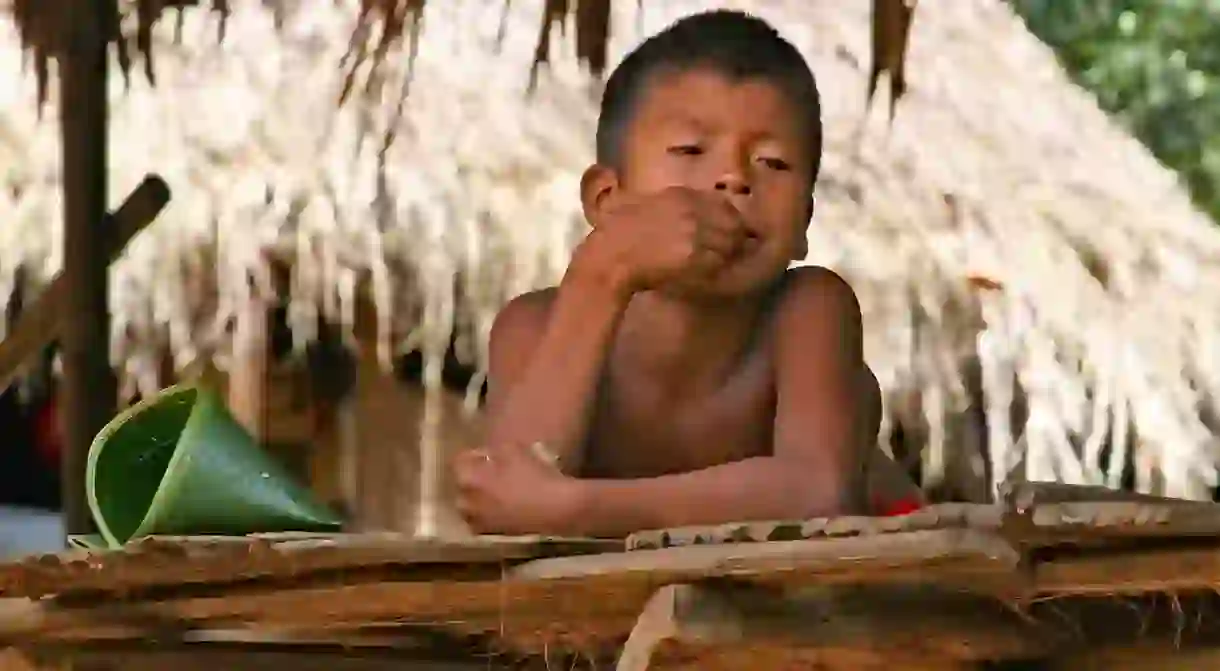 Emberá child, Panama I