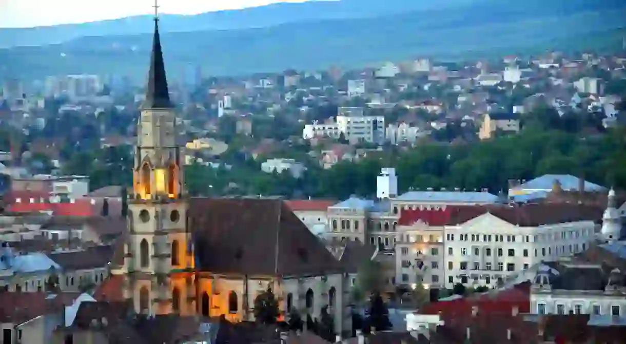 Cluj in the evening