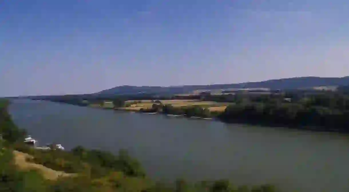 The Devin Castle of the Danube River