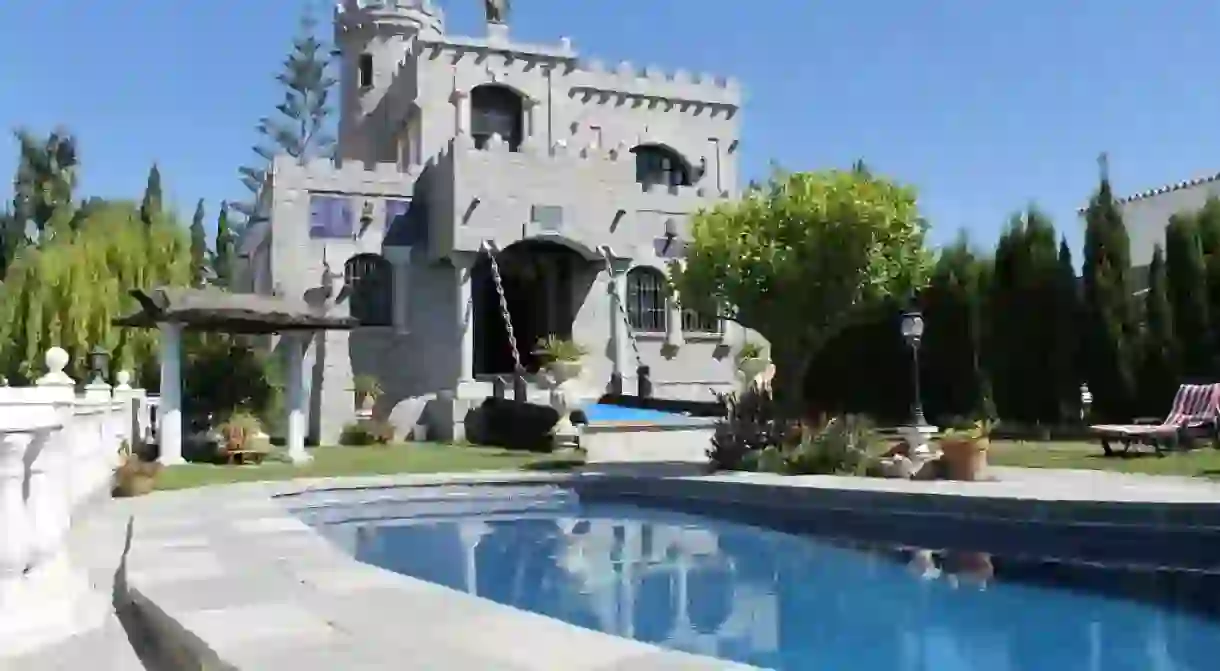 A medieval-style castle is on sale in southern Spain; courtesy of Aida estate agency