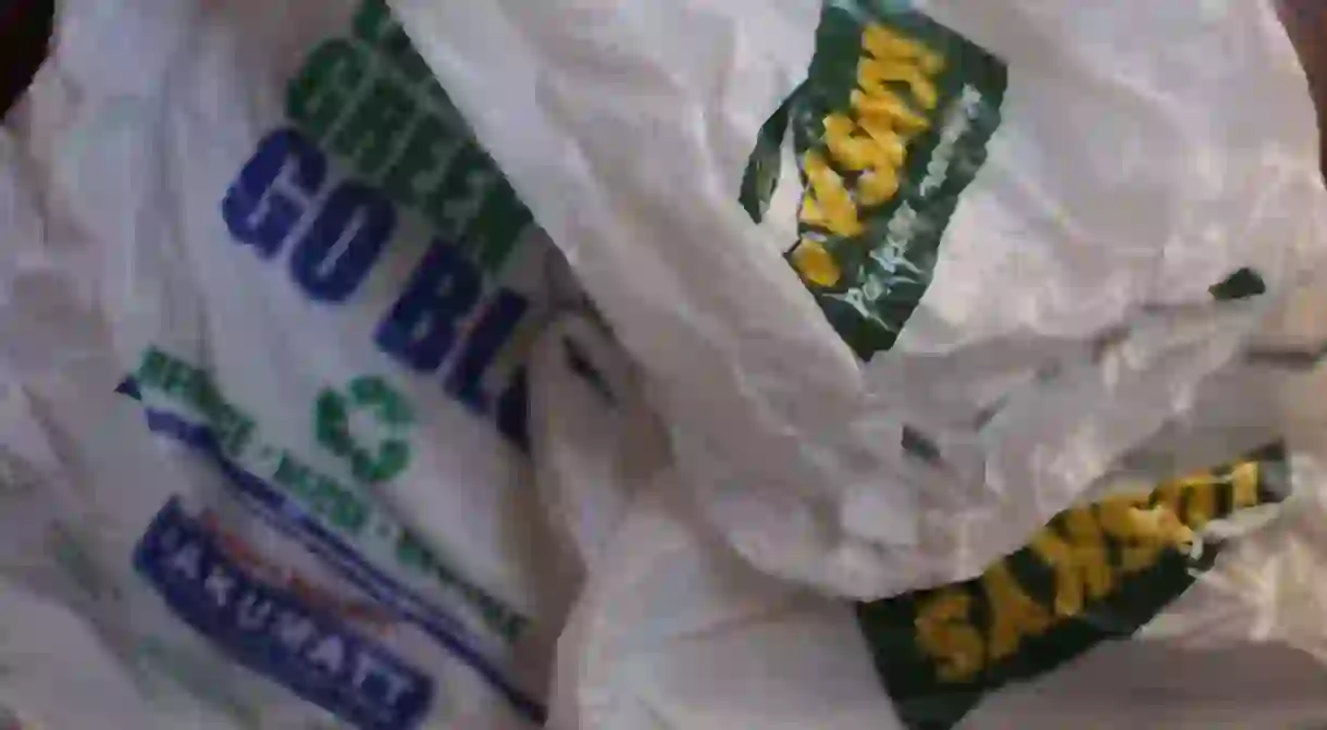 A plastic bag ban was put into effect in Kenya on August 28, 2017