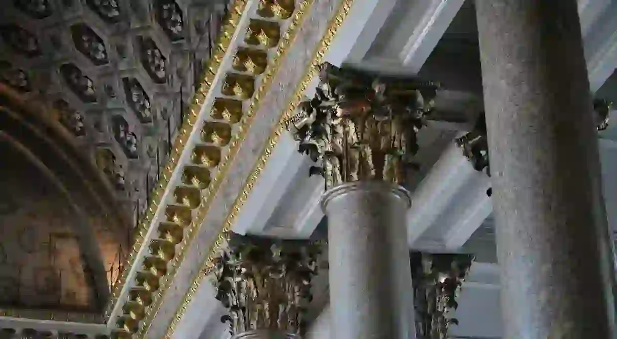 Inside the Kazan Cathedral