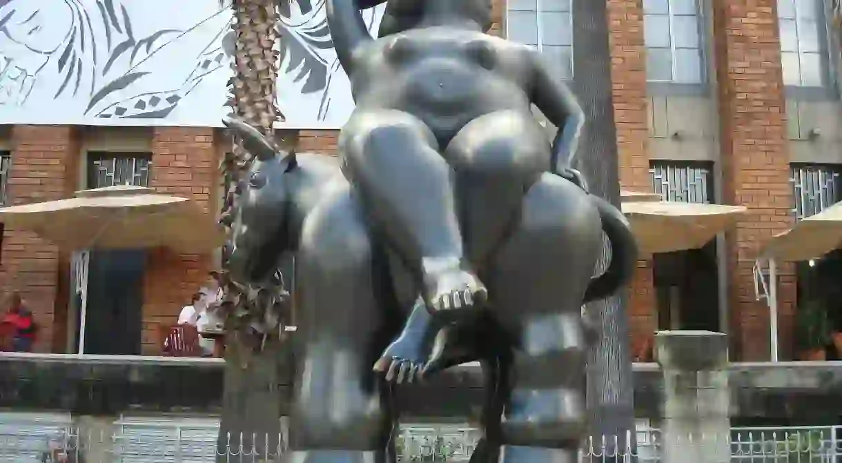 Botero statue in Medellin