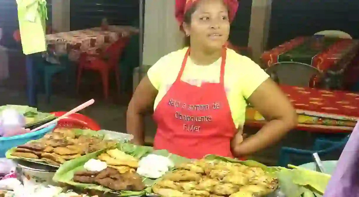 Fritanga stall