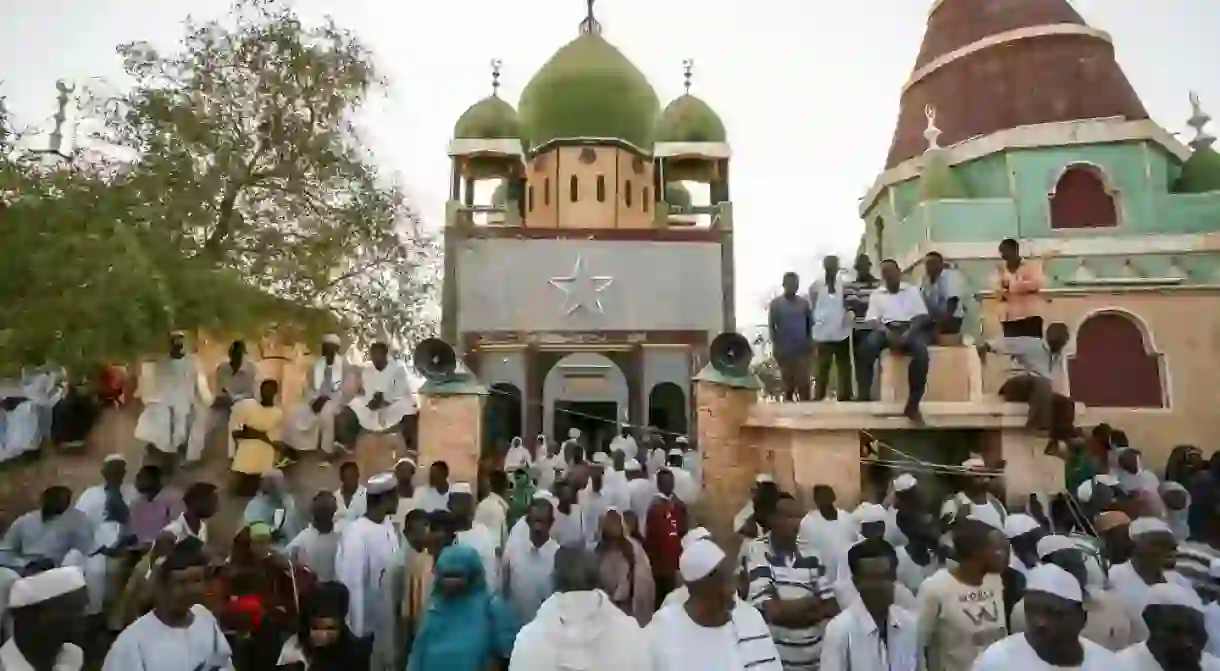 Religious gathering in Khartoum, Sudan