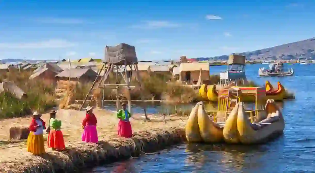 Uros floating islands