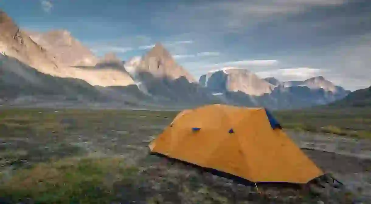 Camping in Auyuittuq National Park