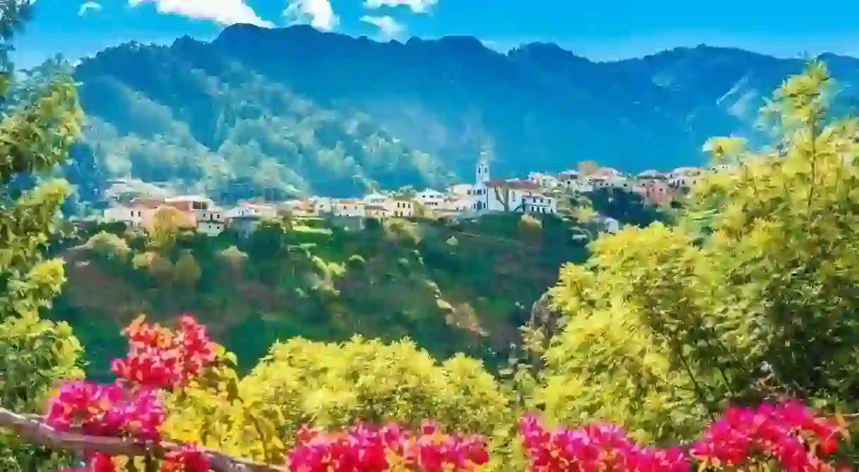 Mountain village on Madeira island, Portugal