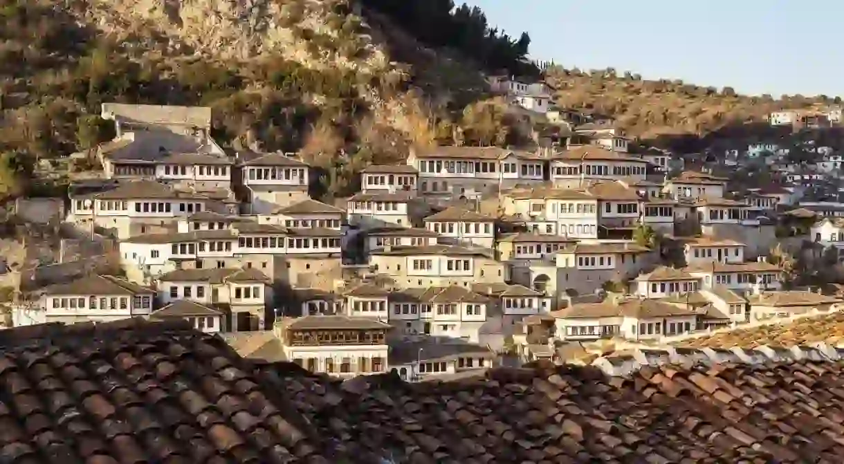 Mangalem quarter in Berat