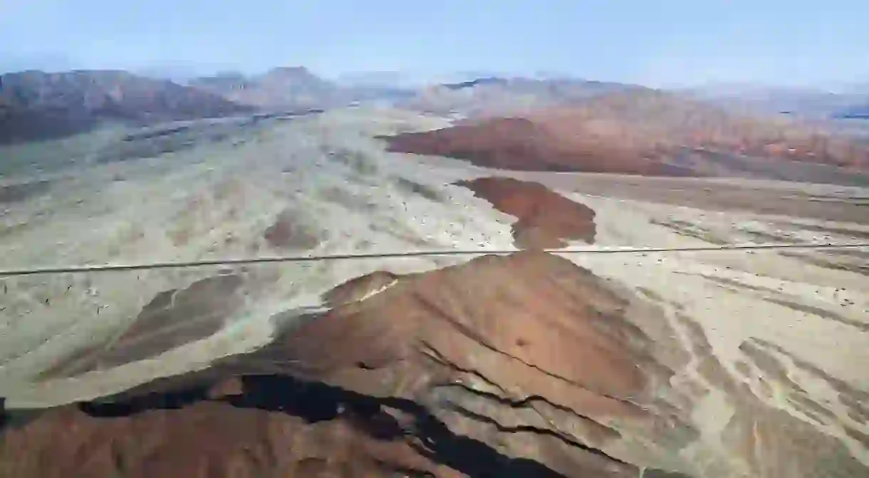 Lines and Geoglyphs in the Nazca desert, Peru