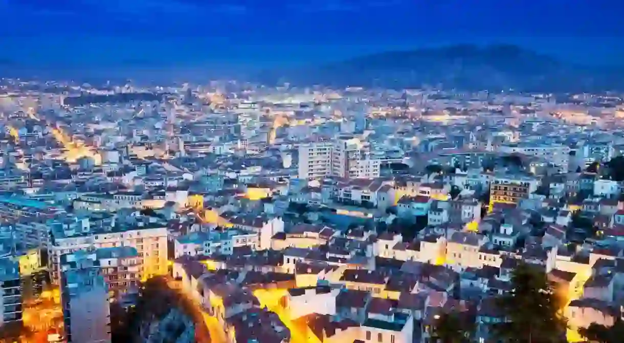 Marseille at dusk