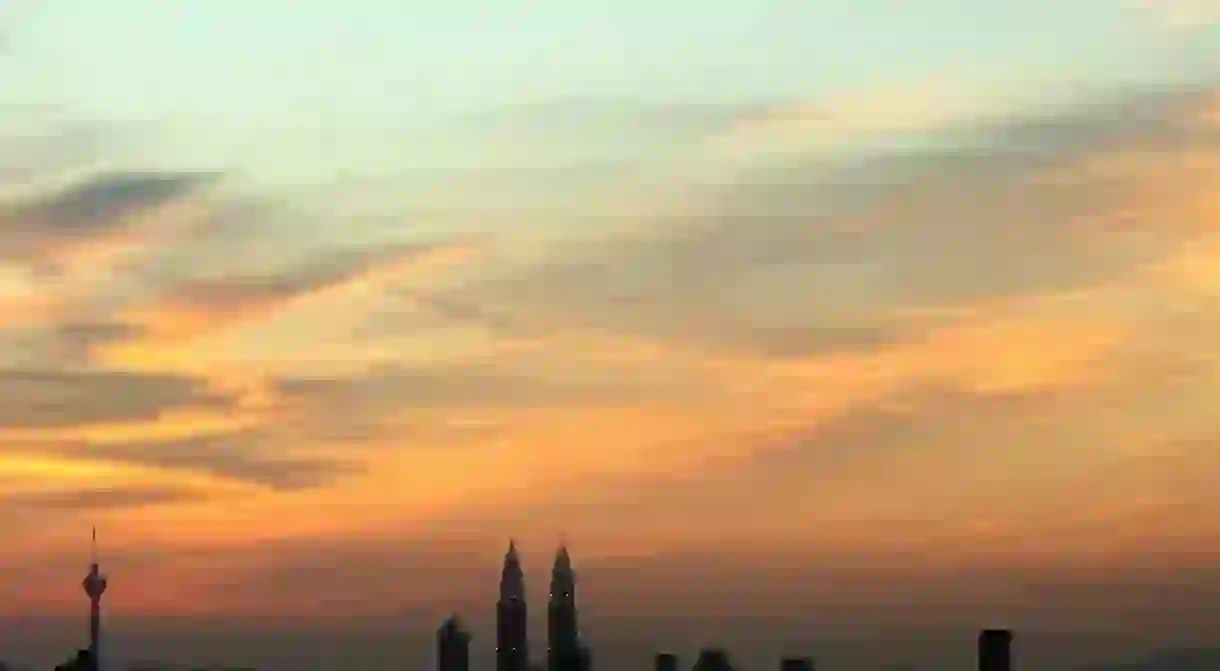 Sunset in Kuala Lumpur