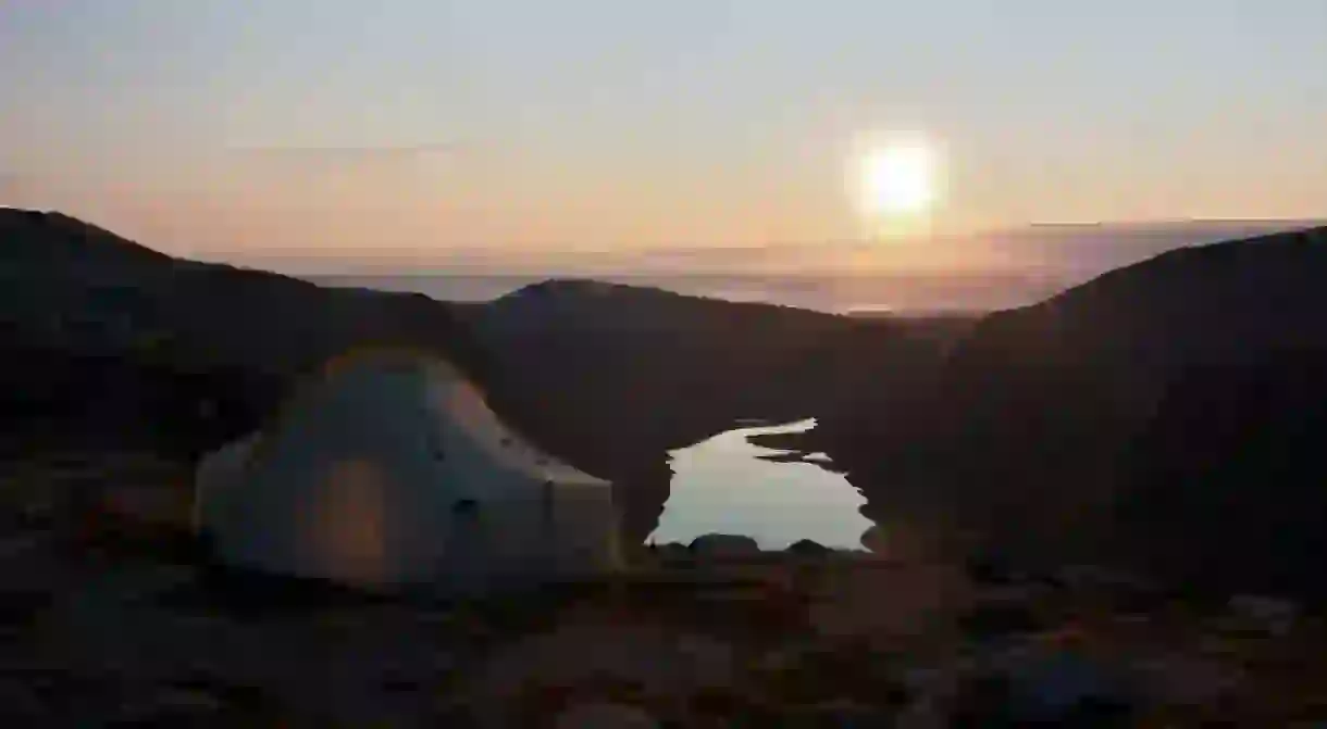 Wild Camping above Loch Avon in the Cairngorms