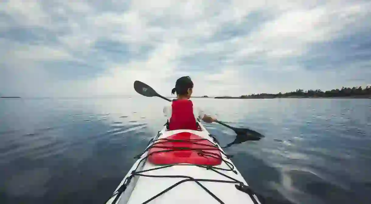 Kayaking in Georgian Bay